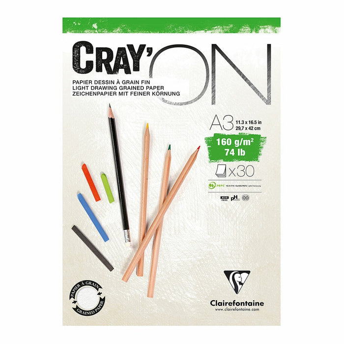 CrayON Pad A3 160g 30 sheets FPC975028C