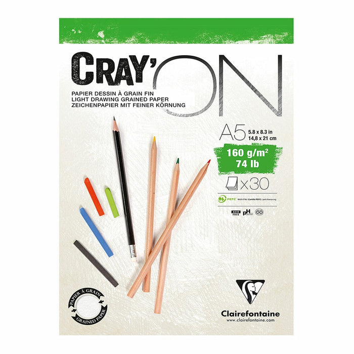 CrayON Pad A5 160g 30 sheets FPC975026C