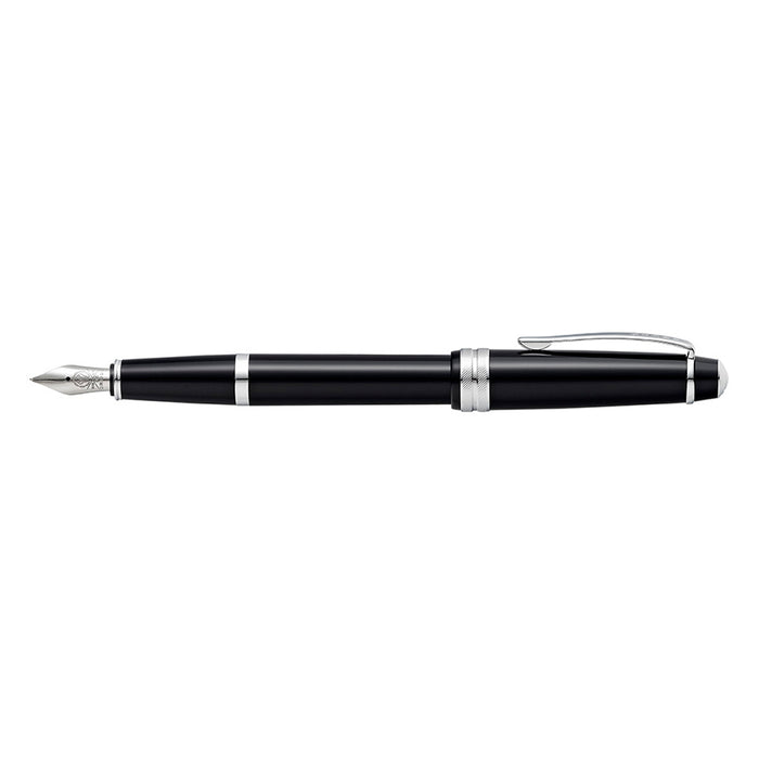 Cross Bailey Light Glossy Black Resin Extra Fine Nib Fountain Pen CX1001439