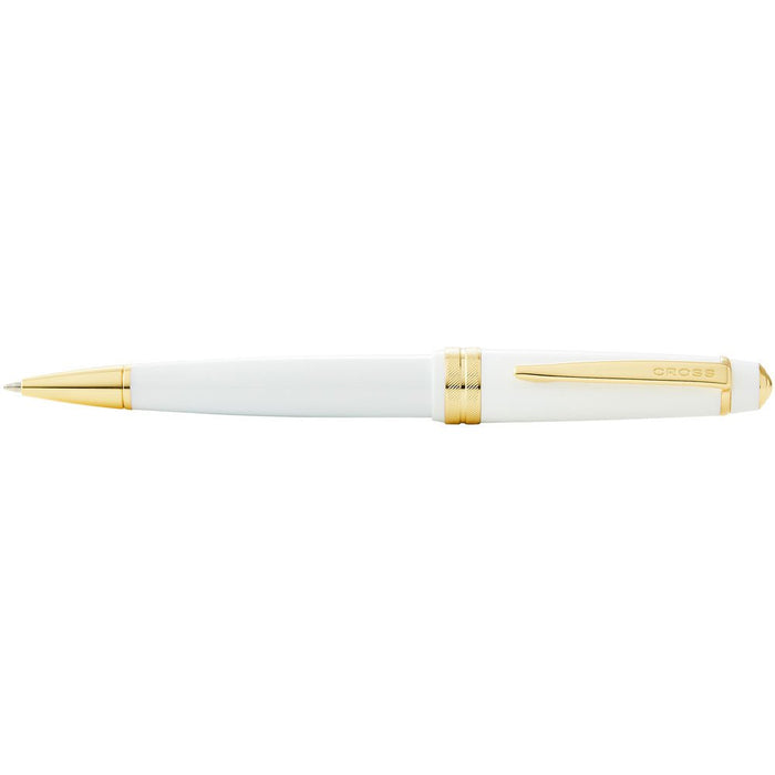 Cross Bailey Light Polished White Resin and Gold Tone Ballpoint Pen CX1000860