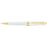Cross Bailey Light Polished White Resin and Gold Tone Ballpoint Pen CX1000860