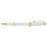 Cross Bailey Light Polished White Resin and Gold Tone Fine Nib Fountain Pen CX1001441