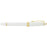 Cross Bailey Light Polished White Resin and Gold Tone Fine Nib Fountain Pen CX1001441