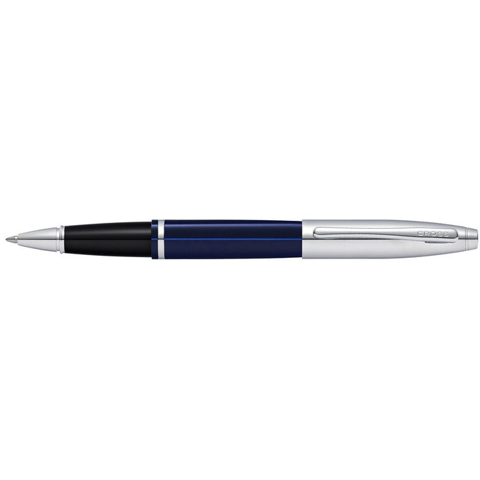 Cross Calais Chrome and Blue Lacquer Rollerball Pen CX1000842