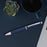 Cross Calais Matt Metallic Blue Lacquer Ballpoint Pen, Medium Nib, Black Ink CX1001465