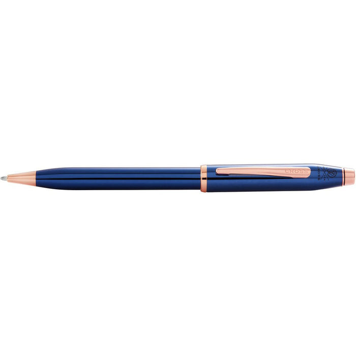Cross Century II Translucent Cobalt Blue Lacquer Ballpoint Pen CX1000800