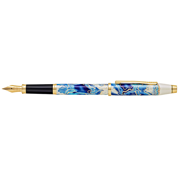 Cross Century II Wanderlust Blue Malta Fine Nib Fountain Pen CX1001482