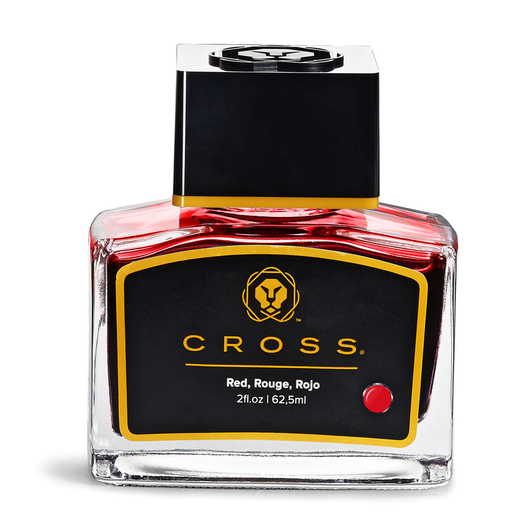 Cross Fountain Pen Ink Bottle, 62.5ml, Red | Newest Products — Discount ...
