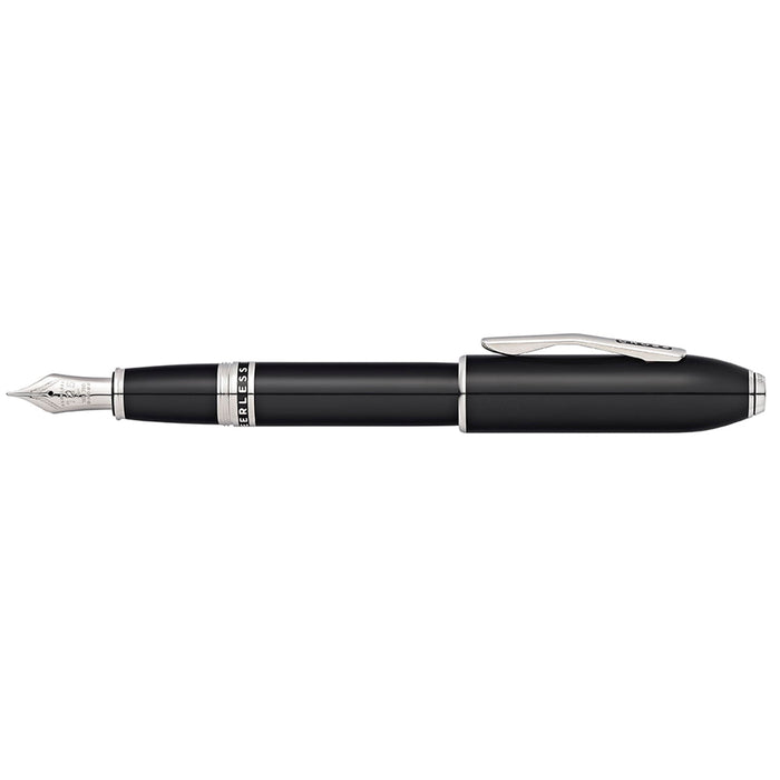 Cross Peerless 125 Obsidian Black Lacquer Fountain Pen, Medium Nib CX1002790