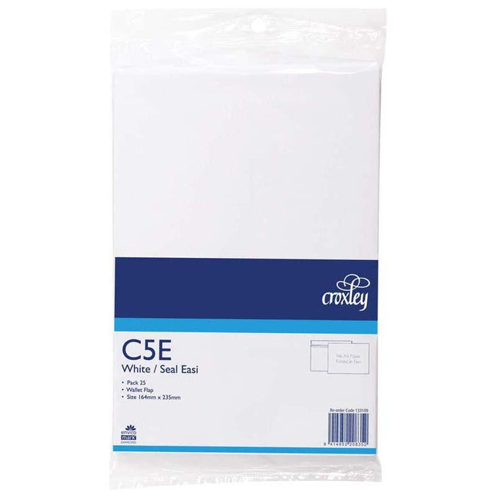 Croxley Envelope C5E Seal Easi Wallet 25's Pack CX133109