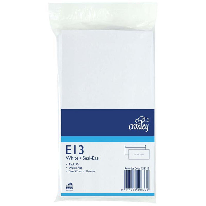 Croxley Envelope E13 Seal Easi 50's Pack CX133112