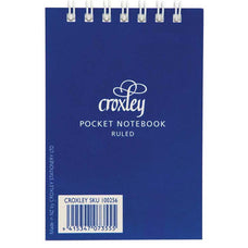 Croxley Top Opening 50 Leaf Pocket Notebook 76 x 111mm CX100256