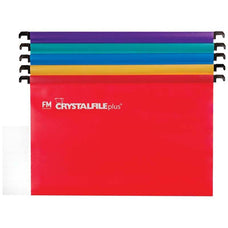 Crystalfile Plus Polyprop Suspension File Foolscap 10's CX279590