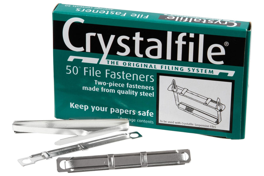 Crystalfile Two Piece File Fasteners, 80mm, Pack of 50 | Newest ...