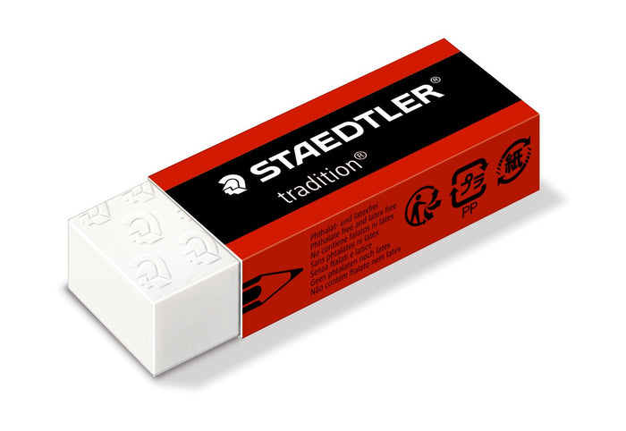 Staedtler Tradition Look Eraser LARGE x 20's pack