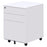 Cube Mobile Cabinet Pedestal, White, 575mm(H) x 410mm(W) x 500mm(D) ATNMS4521-WH