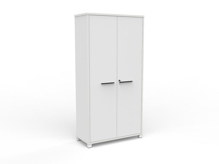 Cubit 1800mm Cupboard - White Black / White KG_CBC18Q_W_WFT_BHN
