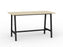 Cubit Bar Leaner Table 1600mm x 800mm - Black Frame (Choice of Worktop Colours) Nordic Maple KG_NCBBARL168_B_NM
