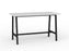 Cubit Bar Leaner Table 1600mm x 800mm - Black Frame (Choice of Worktop Colours) White KG_NCBBARL168_B_W