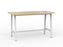 Cubit Bar Leaner Table 1600mm x 800mm - White Frame (Choice of Worktop Colours) Atlantic Oak KG_NCBBARL168_W_AO
