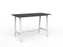 Cubit Bar Leaner Table 1600mm x 800mm - White Frame (Choice of Worktop Colours) Black KG_NCBBARL168_W_BL