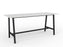 Cubit Bar Leaner Table 2400mm x 900mm - Black Frame (Choice of Worktop Colours) White KG_NCBBARL249_B_W