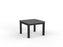 Cubit Coffee Table 600mm x 600mm - Black Frame (Choice of Worktop Colours) Silver KG_NCBCFT6_B_S