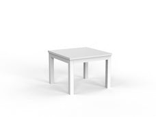 Cubit Coffee Table 600mm x 600mm - White Frame (Choice of Worktop Colours) White KG_NCBCFT6_W_W