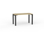 Cubit Desk 1200mm x 600mm (Choice of Frame & Worktop Colours) Black / Atlantic Oak KG_NCBD12_B_AO