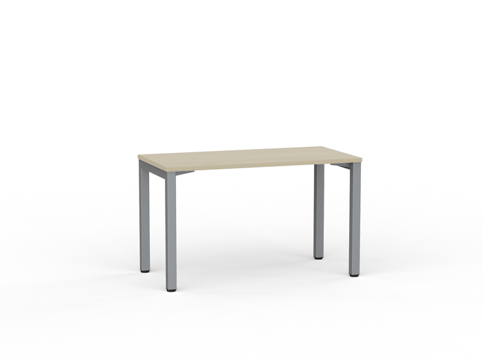 Cubit Desk 1200mm x 600mm (Choice of Frame & Worktop Colours) Silver / Nordic Maple KG_NCBD12_NM