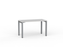Cubit Desk 1200mm x 600mm (Choice of Frame & Worktop Colours) Silver / White KG_NCBD12_W