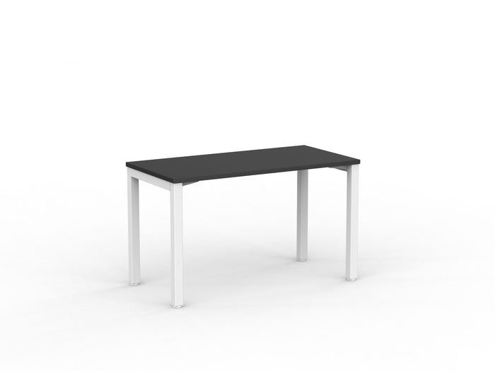 Cubit Desk 1200mm x 600mm (Choice of Frame & Worktop Colours) White / Black KG_NCBD12_W_BL