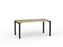 Cubit Desk 1500mm x 800mm (Choice of Frame & Worktop Colours) Black / Atlantic Oak KG_NCBD15_B_AO