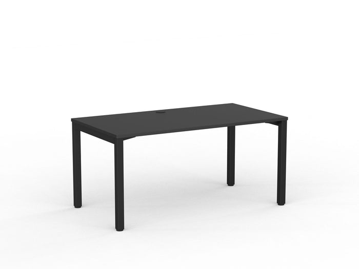 Cubit Desk 1500mm x 800mm (Choice of Frame & Worktop Colours) Black / Black KG_NCBD15_B_BL