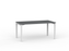 Cubit Desk 1500mm x 800mm (Choice of Frame & Worktop Colours) White / Silver KG_NCBD15_W_S