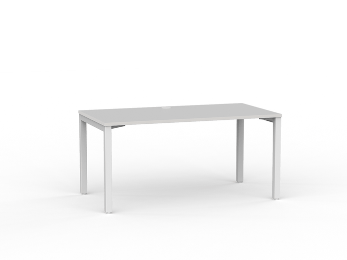Cubit Desk 1500mm x 800mm (Choice of Frame & Worktop Colours) White / White KG_NCBD15_W_W