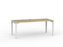 Cubit Desk 1800mm x 800mm (Choice of Frame & Worktop Colours) White / Atlantic Oak KG_NCBD18_W_AO