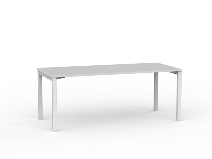 Cubit Desk 1800mm x 800mm (Choice of Frame & Worktop Colours) White / White KG_NCBD18_W_W