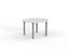 Cubit Meeting Table 1200mm Round - Silver Frame (Choice of Worktop Colours) White KG_NCBMT12_W