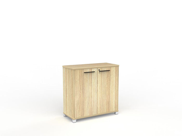 Cubit QK 900mm Cupboard - Atlantic Oak Black / White KG_CBC9Q_AO_WFT_BHN