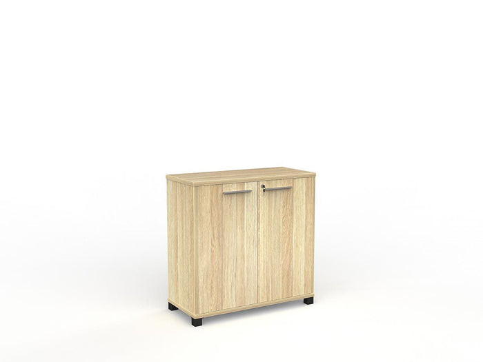 Cubit QK 900mm Cupboard - Atlantic Oak Silver / Black KG_CBC9Q_AO_BFT