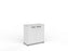 Cubit QK 900mm Cupboard - White Black / Silver KG_CBC9_W_BHN