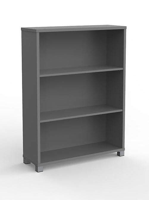 Cubit QK Bookcase - 1200 x 900 x 315mm - Silver KG_CBBK12Q_S