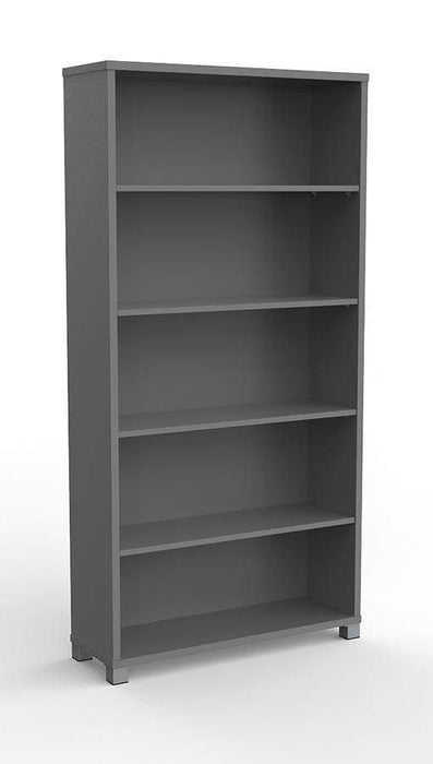 Cubit QK Bookcase - 1800 x 900 x 315mm - Silver KG_CBBK18_S