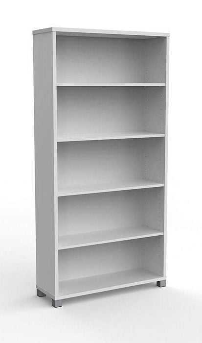 Cubit QK Bookcase - 1800 x 900 x 315mm - White KG_CBB18Q_W