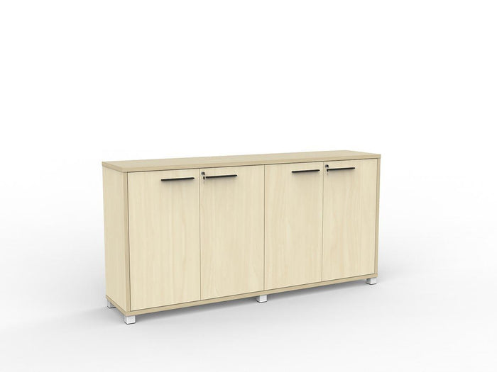 Cubit QK Credenza 1800mm - Nordic Maple Black / White KG_CBCZ18Q_NM_WFT_BHN