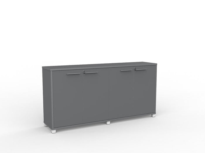 Cubit QK Credenza 1800mm - Silver Silver / White KG_CBCZ18Q_S_WFT