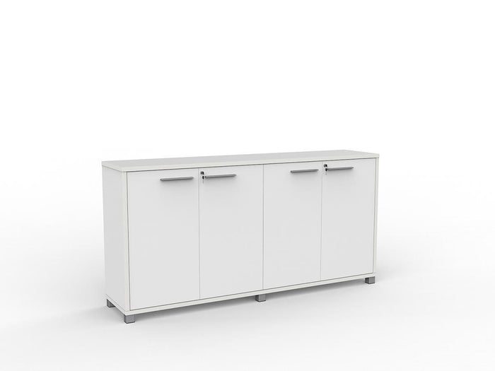 Cubit QK Credenza 1800mm - White Silver / Silver KG_CBCZ18Q_W