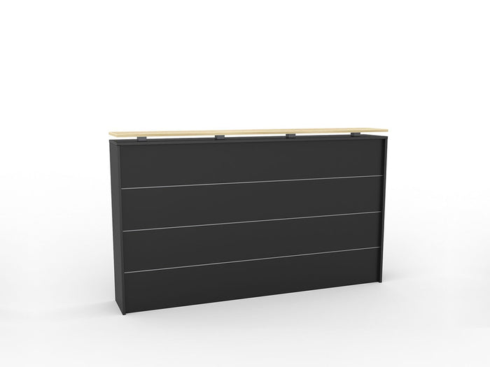 Cubit Reception Counter - Choice of Colour Black/Atlantic Oak NCBRECD18_BL_AO