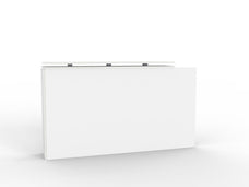 Cubit Reception Counter RETURN - White KG_NCBRECR18_W